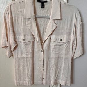 Forever 21 Linen Button Shirt